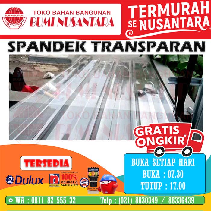 Gambar SPANDEK TRANSPARAN SPANDEK FIBER SPANDEK BENING ATAP SPANDEX BENING dari Bumi Nusantara 85 undefined Tokopedia