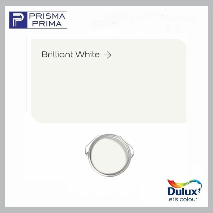 Gambar Cat Tembok Dulux Pentalite Interior Galon 2.5 Liter - Brilliant White dari Toko Cat Prisma Prima undefined Tokopedia