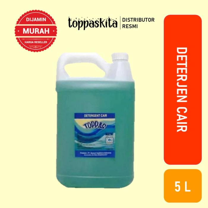 Gambar Toppas Liquid Laundry Detergent / Deterjen Cair Matic 5 liter Termurah dari toppaskita undefined Tokopedia