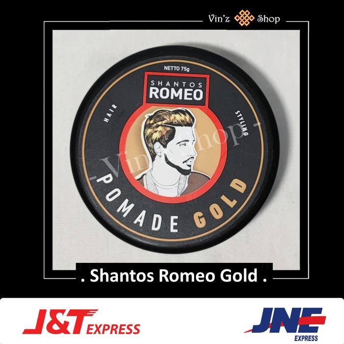 Gambar Pomade Warna Shantos Romeo 75gr - Gold dari VinzStyle838 undefined Tokopedia