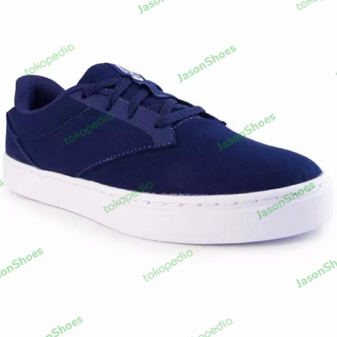 Sepatu League Sneakers Canvas Biru Raleigh La U Pria Wanita Original 40  di Jasonshoes Tokopedia