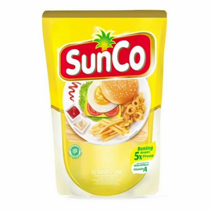 Gambar Minyak Goreng 2 Liter Kemasan Pouch Refill - Sunco dari Marbel U undefined Tokopedia
