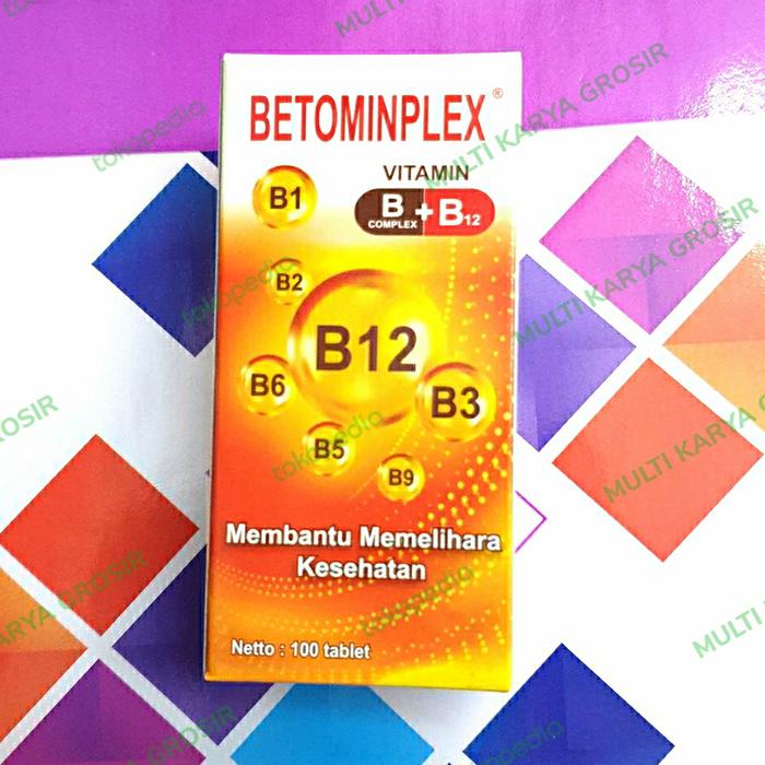 Gambar Vitamin B Complex + B12 100's / Betominplex dari multi karya grosir undefined Tokopedia
