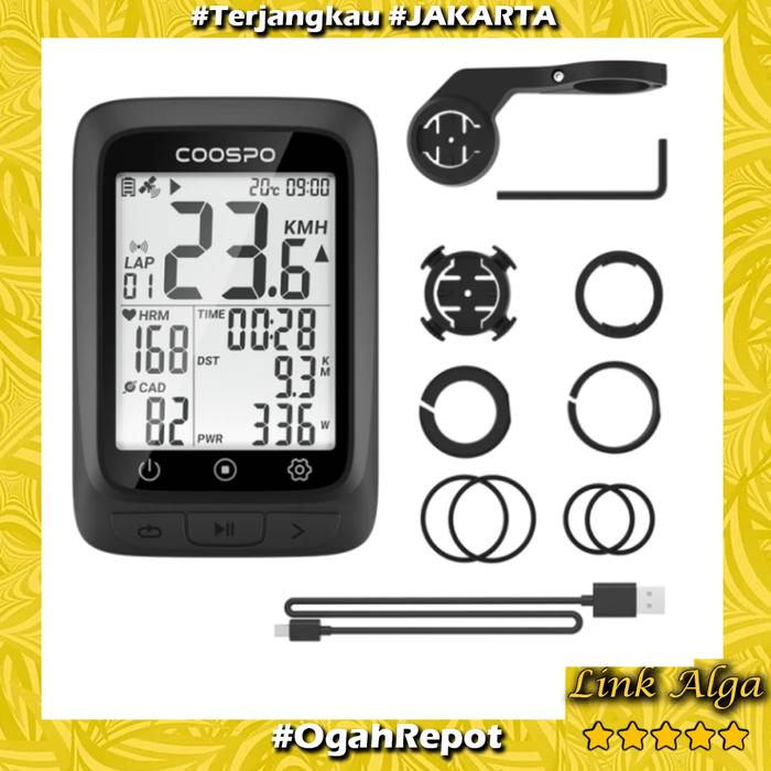 Gambar Coospo BC107 GPS Cycling Computer Wireless Speedometer Strava App - Standard dari Link Alga undefined Tokopedia