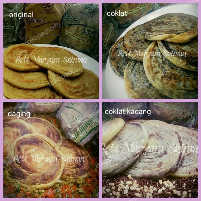 Gambar roti maryam salman asli ALL VARIAN RASA 1 pack isi 5 mariam stasiun - daging dari Roti Maryam Salman Shop undefined Tokopedia