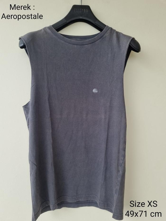 Gambar [CUCI GUDANG] ATASAN KAOS BAJU KEMEJA SWEATER JAKET COWOK - AeropoSinglet dari Morita sisa export undefined Tokopedia