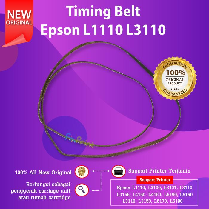 Gambar Timing Belt Carriage Motor Epson L110 L120 L130 L210 L220 L300 L310 - NEW ORIGINAL dari FixPrint Indonesia undefined Tokopedia