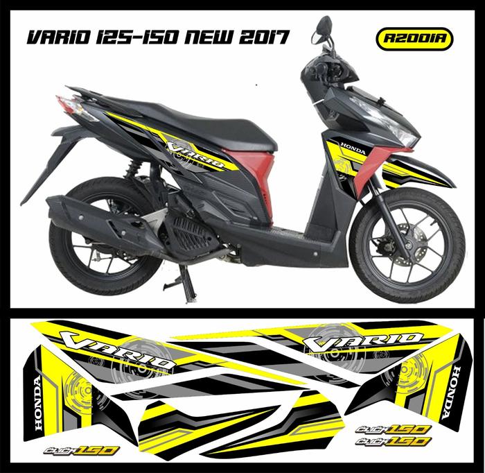 Gambar Stiker VARIO ESP 125 150 new 2017 Variasi Motor Sticker Striping Decal - 1A dari Dn Concept undefined Tokopedia