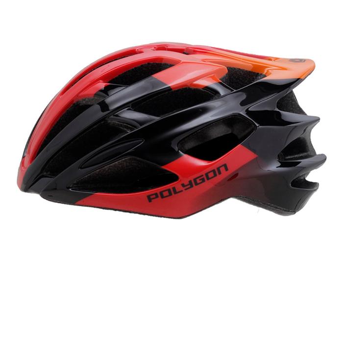 Gambar Polygon Helm Sepeda Gunung MTB Rustle - Merah, L dari Rodalink Indonesia undefined Tokopedia