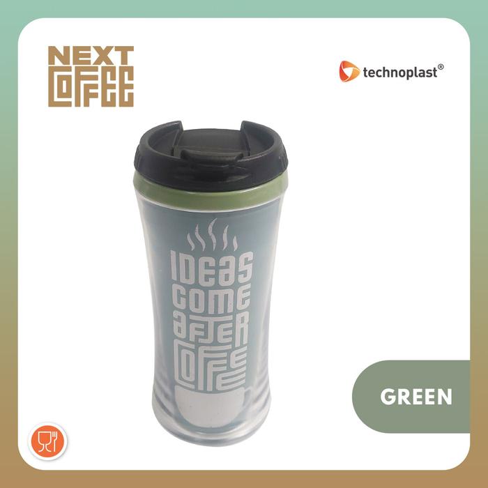 Gambar NEXTCOFFEE DOUBLE WALL TUMBLER / BOTOL MINUM 370 ML - Cokelat dari Technoplast undefined 5 Tokopedia