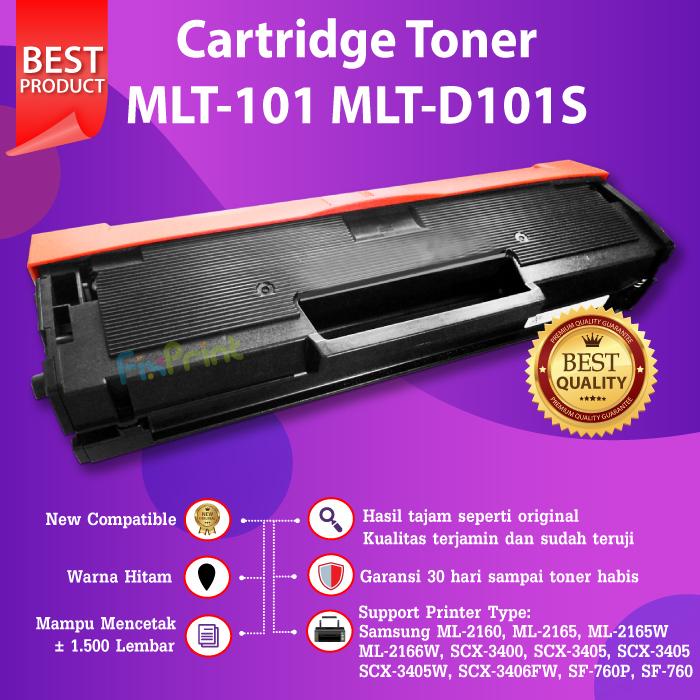 Gambar Cartridge Toner Compatible MLT-101 D101 Printer Samsung ML-2160 2165 - COMPATIBLE dari FixPrint Indonesia undefined Tokopedia