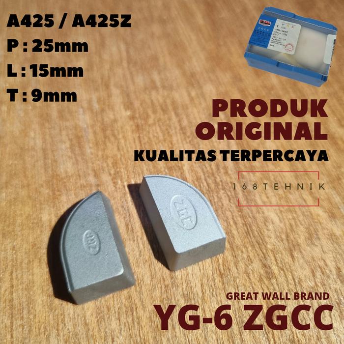Gambar MATA WIDIA YG6 A425 KANAN KIRI / PAHAT WIDIA CARBIDE YG-6 A425 / A425Z - KIRI dari 168Tehnik undefined Tokopedia