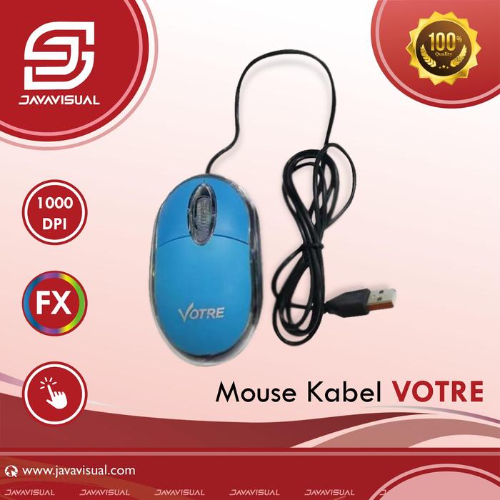 Gambar Optical Mouse Votre KM-309 With Kabel USB dari javavisual undefined Tokopedia