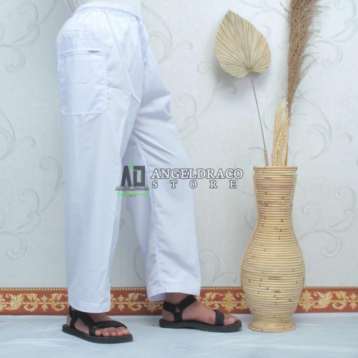 Gambar CELANA SIRWAL DEWASA / CELANA PANGSI DEWASA - Putih, S dari Asiah Muslim Store undefined Tokopedia