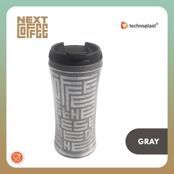 Gambar NEXTCOFFEE DOUBLE WALL TUMBLER / BOTOL MINUM 370 ML - Cokelat dari Technoplast undefined 4 Tokopedia