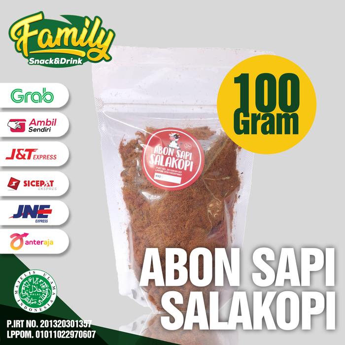Gambar ABON SAPI SALAKOPI CIANJUR - 100gr dari Family Snack and Drink undefined Tokopedia