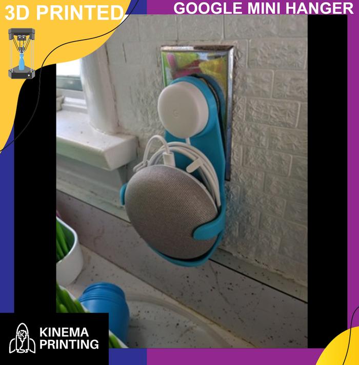 3d Print Google Mini Hanger Google Home Mini Holder Nest Mini