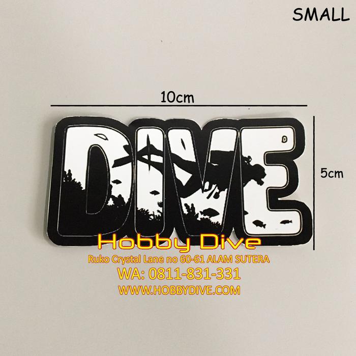 Gambar Sticker Scuba Dive Scuba Diver Black Accessories Sticker Diving HD-073 - Small dari HOBBY DIVE undefined Tokopedia