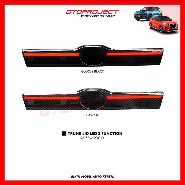 Gambar Trunk Lid Led Raize Trunklid Rocky Lampu Belakang Led - Carbon dari Buy Me Acc undefined Tokopedia