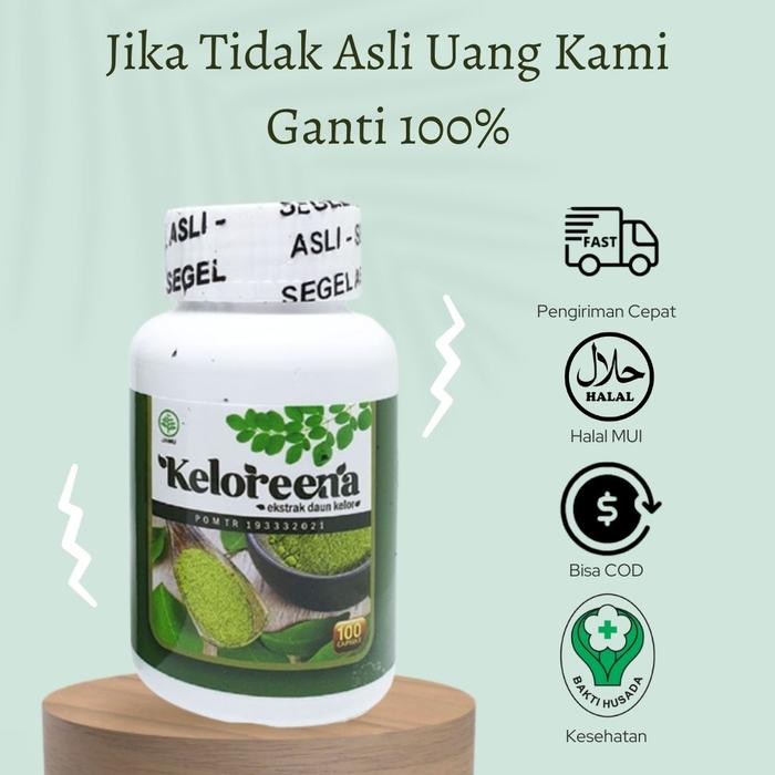 Gambar daun kelor untuk asi Kloreena dari Risman Herbal Store undefined Tokopedia