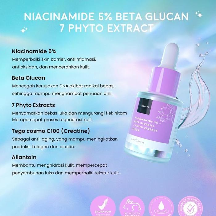 Gambar SCARLETT WHITENING RETINOL SERUM - NIACINAMIDE SERUM 15ML BPOM - SERUM NIACIN dari agogostore undefined Tokopedia