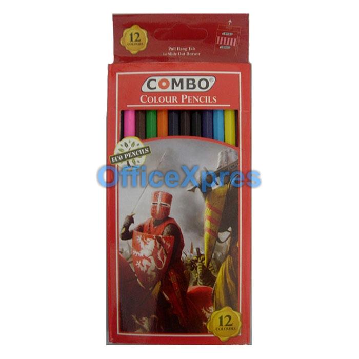 Gambar Pensil Warna / Colour Pensil / Krayon / Oil Pastel 12 Warna / Crayon - Pensil Long dari officeXpres undefined Tokopedia