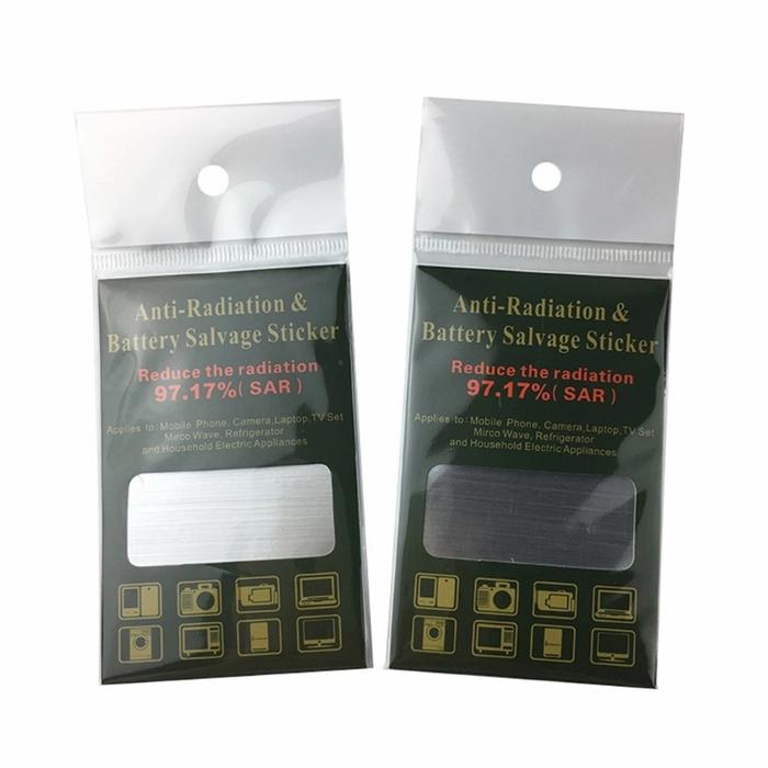 Gambar Stiker Anti Radiasi UP & Penghemat Baterai untuk HP dan Laptop - Silver Polos dari Silly Shop undefined Tokopedia