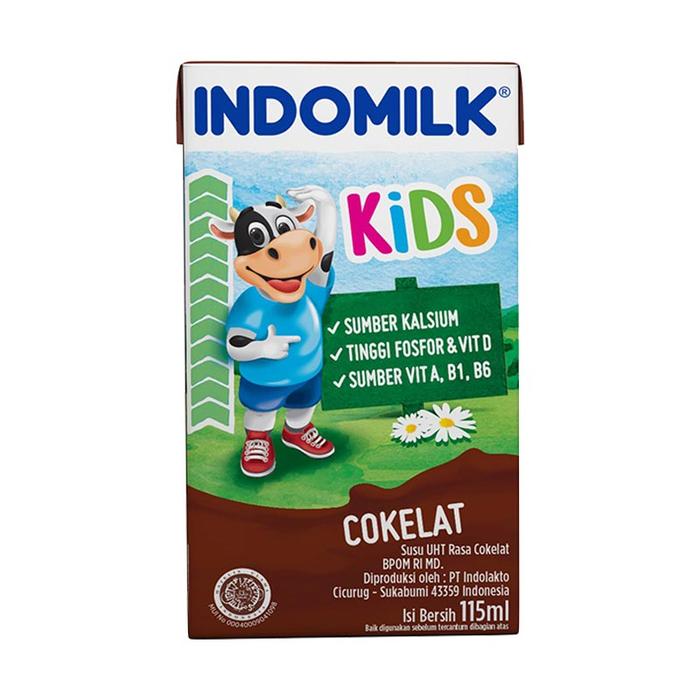 Gambar Indomilk Susu UHT Kotak 115ml - Cokelat dari Lavbaby Official undefined Tokopedia
