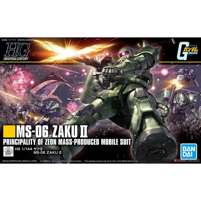 Gambar Bandai HG HGUC 1/144 Gundam Zaku II 2 Char's char Red ver. Revive 40th - Hijau dari Gunpla Store Bandung undefined Tokopedia