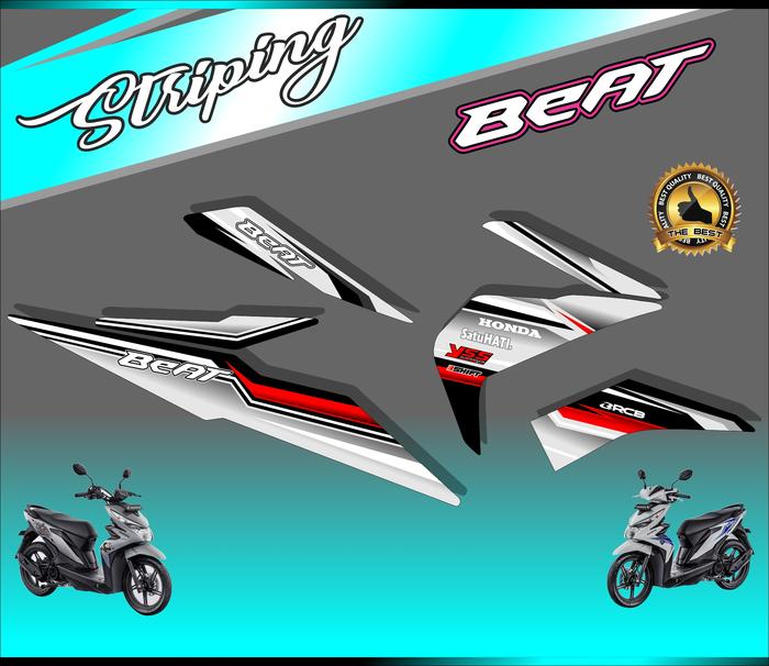 Gambar STRIPING VARIASI MOTOR BEAT ESP BEAT STREET - Abu-abu dari GTconection undefined Tokopedia
