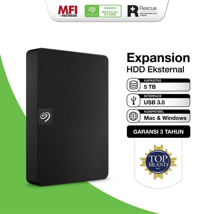 5TB 外付ハードディスクHDDシーゲートー,5TB External HDD （Jual HDD 