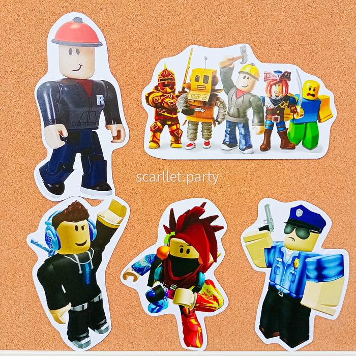 Gambar KARTU UNDANGAN ULTAH ROBLOX HBD HAPPY BIRTHDAY INVITATION ULANG TAHUN - Gambar dinding dari Scarllet Party undefined Tokopedia