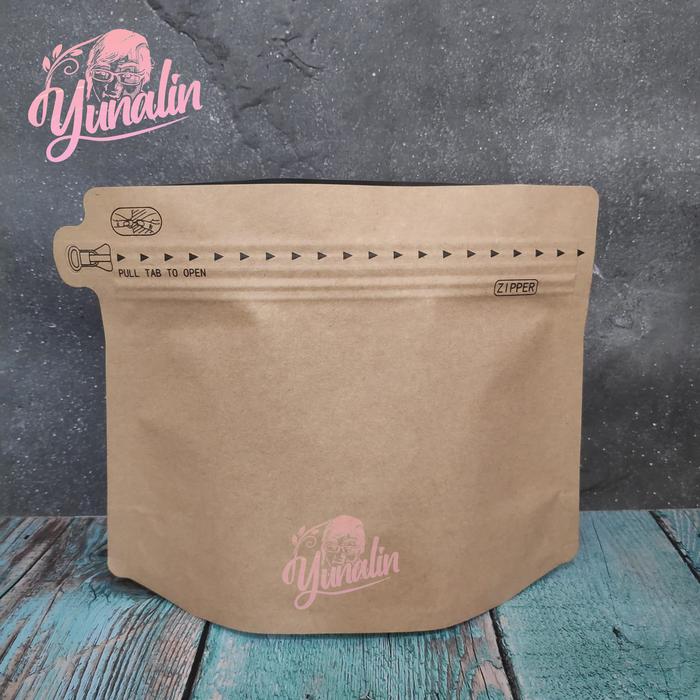 Gambar Trapesium Papercraft Coklat 250GR | Standing Pouch Diamond Berlian - TANPA VALVE dari Yunalin Kota Tangerang Tokopedia