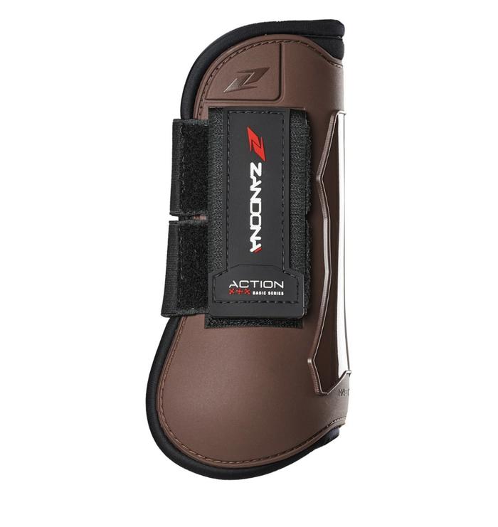 Gambar ZANDONA Action Tendon Boots for Show Jumping. Entry level untuk pemakaian harian. - Brown, M dari BTS Tack Shop undefined Tokopedia