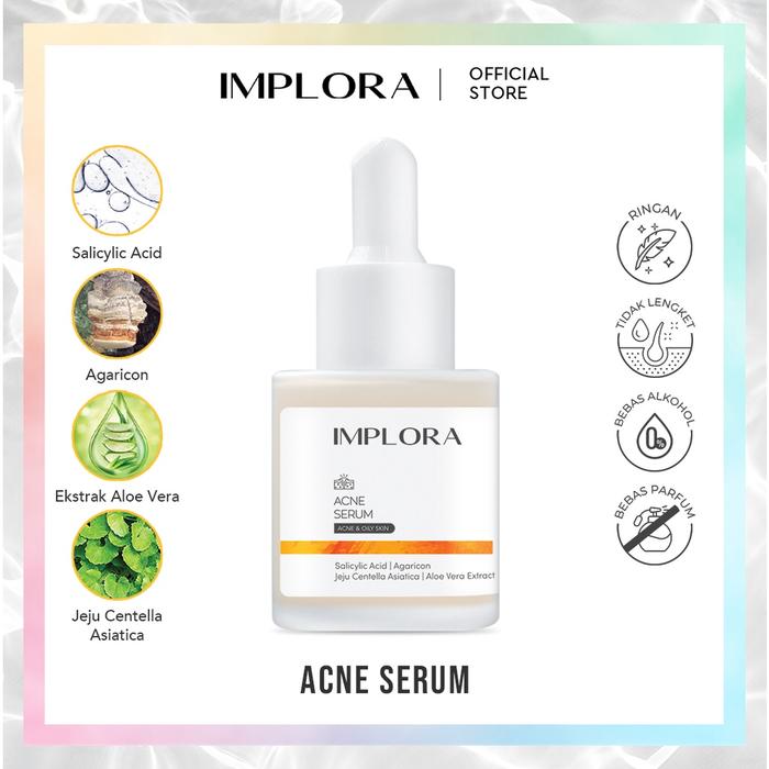 Gambar Implora Serum Wajah ACNE LUMINOUS BRIGHTENING PEELING MIDNIGHT 20ML - Acne Serum dari Hangvalen undefined Tokopedia