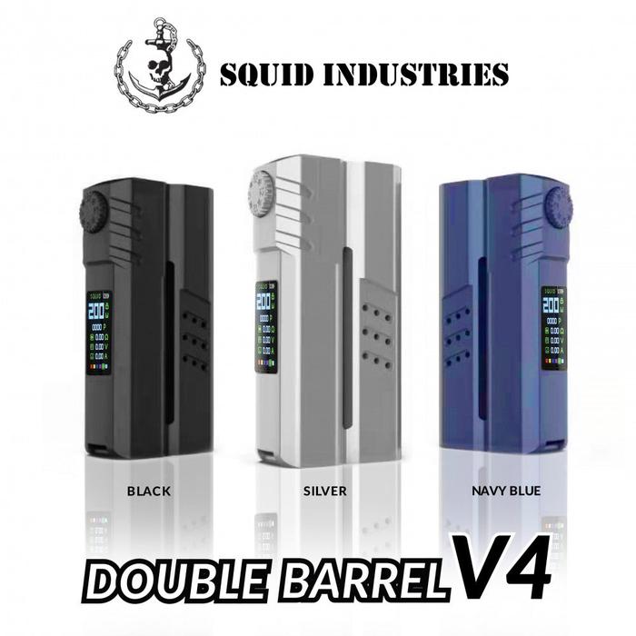 Promo Squid Industries Double Barrel V4.0 200W Box Mod 100% Authentic -  NAVY BLUE Cicil 0% 3x - Kab. Tangerang - Jakartavapers | Tokopedia