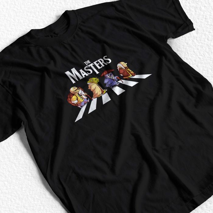 Gambar Kaos Pria Dewasa Distro Premium Original Baju Atasan Laki, THE MASTER - Hitam, M dari BONTOT CLOTHING undefined Tokopedia