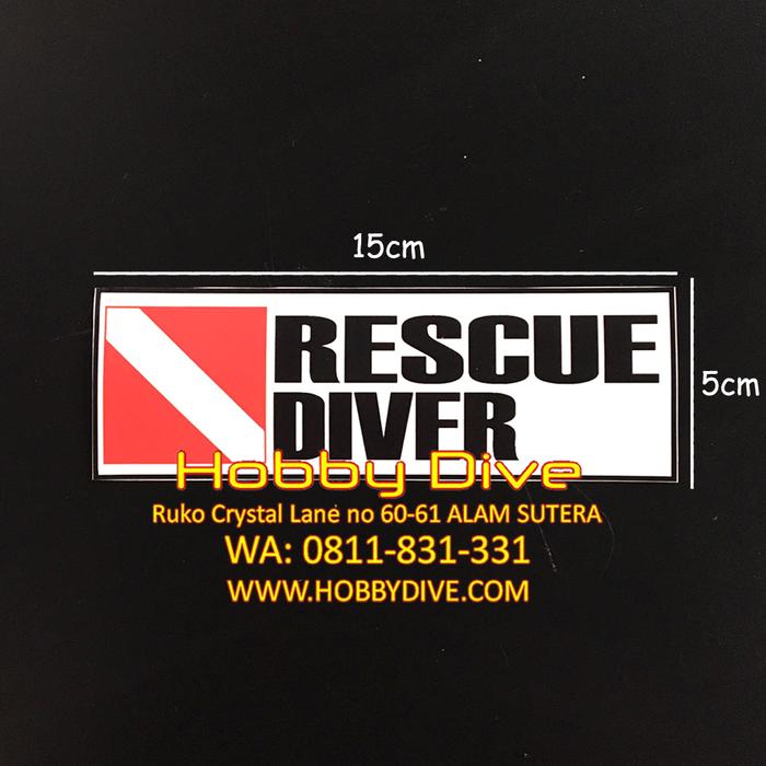 Gambar Scuba Diving Sticker Diver - Dive Flag Sticker Waterproof HD-067 - Rescue dari HOBBY DIVE undefined Tokopedia