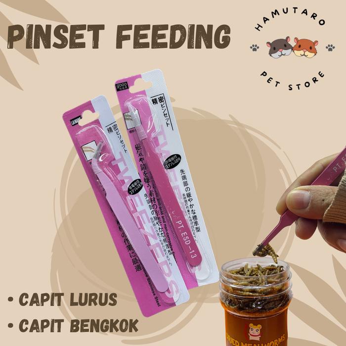 Gambar Pinset Feeding , Alat Mengambil Makanan , Jangkrik / ulat Untuk Hewan - Lurus dari HAMUTARO STORE undefined Tokopedia