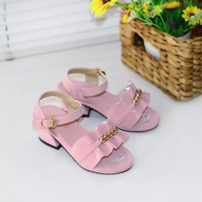 Gambar Sandal Sepatu Heel Anak Perempuan Umur 6 - 10 Tahun - pink, 33 dari BG_COLLECTION undefined Tokopedia