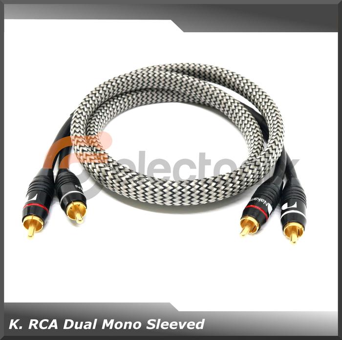 Gambar Kabel Audio RCA (Nakamichi) 60 cm - Grey-Black dari Selectonix undefined Tokopedia