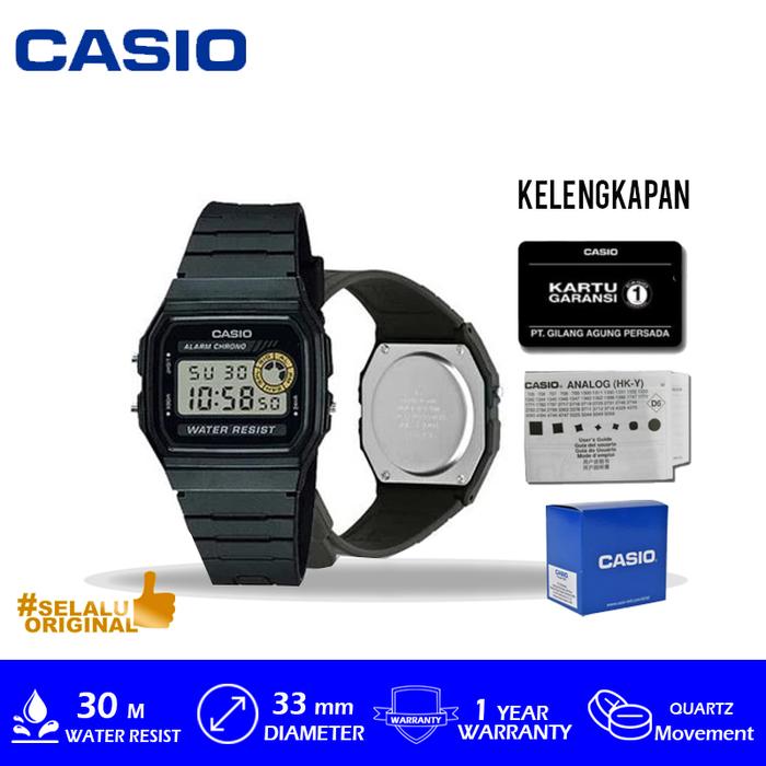 Gambar Casio General F-94WA-8DG/F-94WA-8DG/F-94WA Original dari GrosirGshock undefined Tokopedia
