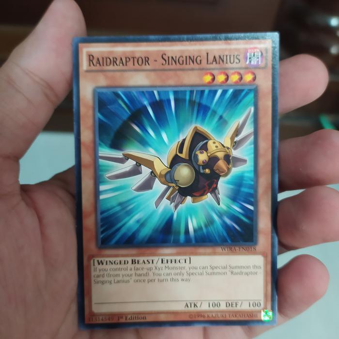YuGiOh Raidraptor Singing Lanius Thẻ Bài Yugioh Chính Hãng | Raidraptor - Mimicry Lanius | WIRA Common. | Việt Nam TCG Collectible Card