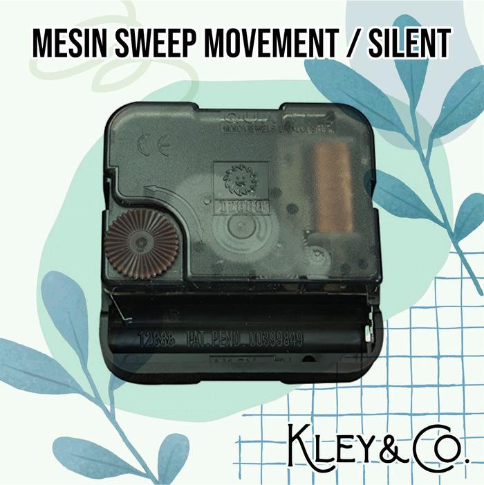 Gambar MESIN JAM DINDING SILENT / MESIN JAM DINDING SWEEP MOVEMENT dari Kley & Co. undefined Tokopedia