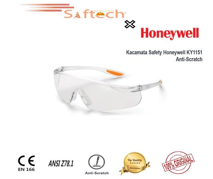 Gambar Kacamata Safety King's Honeywell Original KY1151 KY1152 clear smoke - KY1151 (Clear) dari Saftech undefined Tokopedia