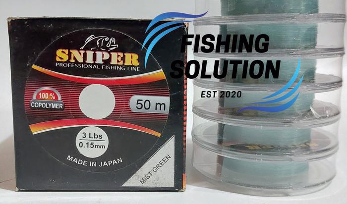 Gambar Senar Pancing Murah Sniper Professional Fishing Made in Japan 50 meter - 0.15 mm dari Fishing Solution ID undefined Tokopedia