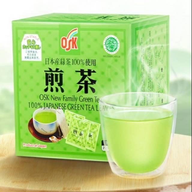 Gambar Teh Hijau Green Tea Jepang / OSK Japanese Green Tea / Teh Hijau 50 Sct - Original dari Gamila Butik Jakarta undefined Tokopedia