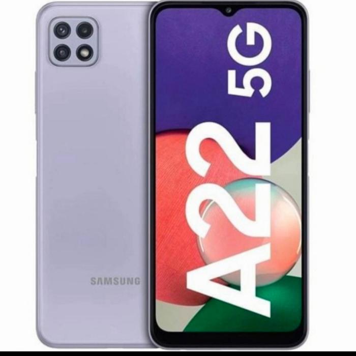 Gambar HP SAMSUNG GALAXY A22 5G 6/128 GB- SAMSUNG A 22 5G RAM 6 GB TOM 128 GB - Ungu dari New store Official undefined Tokopedia