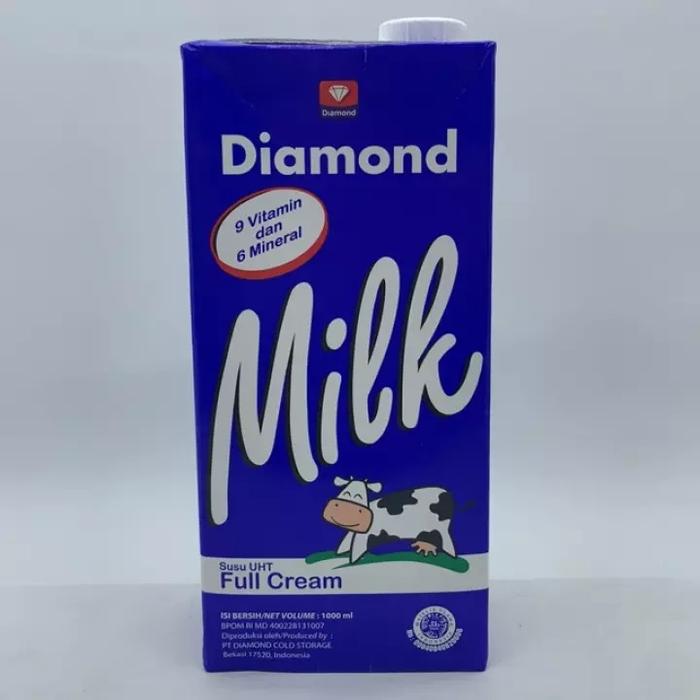 Gambar Susu UHT Full Cream Diamond 900ML dari Sanjaya Bahan Kue undefined Tokopedia