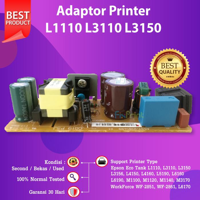 Gambar Adaptor Epson L3110 L3210 Power Supply Printer L3150 L3250 L5190 L5290 - Used Bekas dari FixPrint Bandung undefined Tokopedia